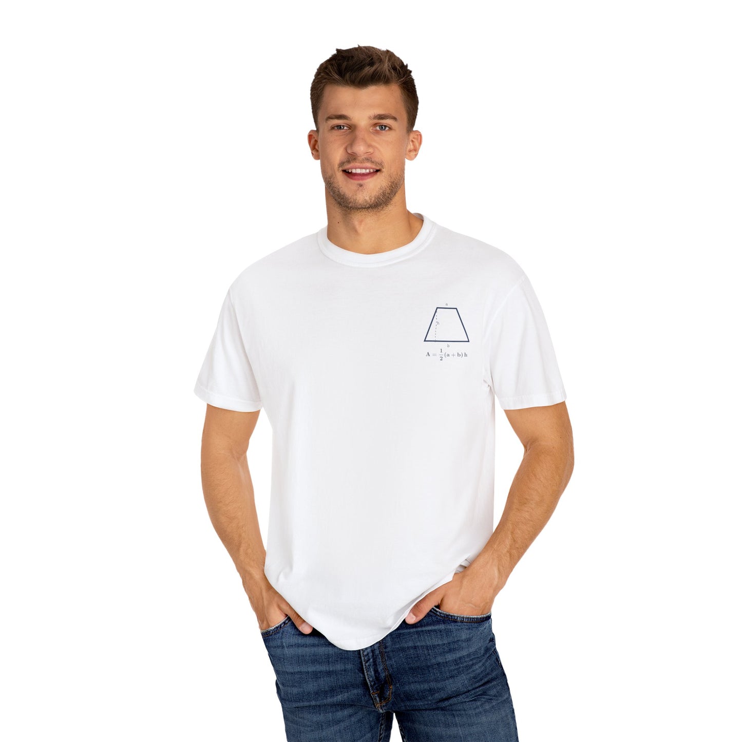 Euclides Trapezium Unisex Garment-Dyed T-shirt